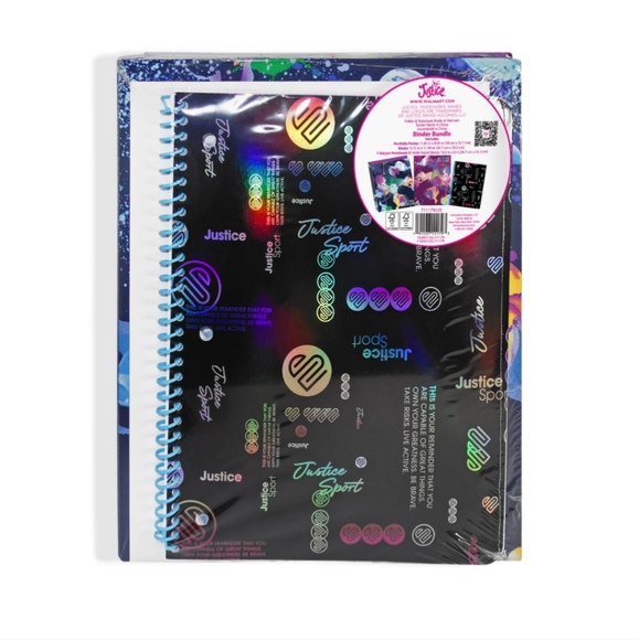 2 Justice Binder Bundle, 1" Binder, Notebook, Paper Pocket Folder - Picture 6 of 6